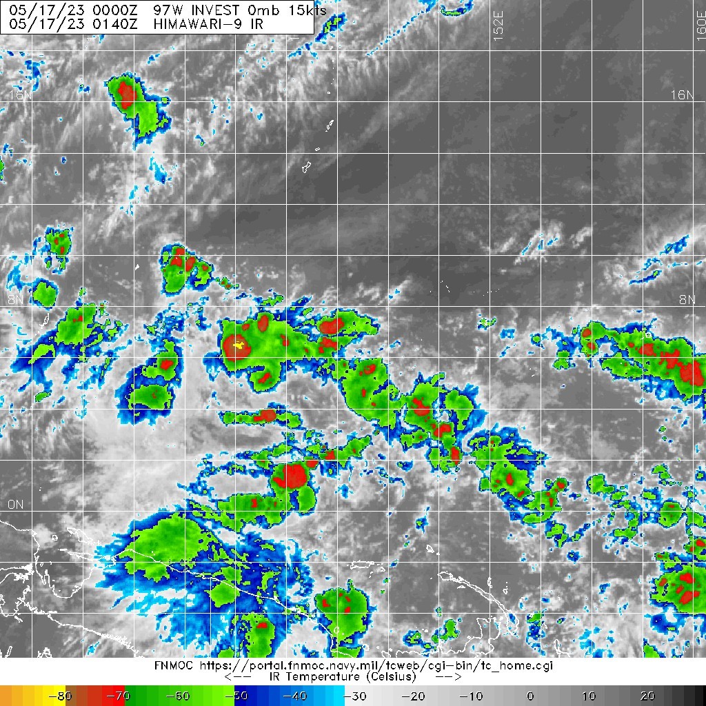 20230517.0140.himawari-9.ircolor.97W.INVEST.15kts.0mb.6.2N.146.6E.100pc.jpg