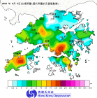 過去五天的降雨