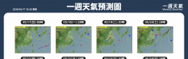 2026/5/18~5/24 天氣概況