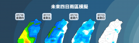 2025/7/11~7/13 週末天氣概況