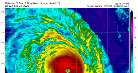22S.Horacio 快速增強 升格強烈熱帶氣旋