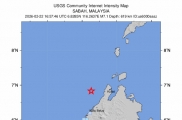 2023/02/23 M7.1 馬來西亞 沙巴