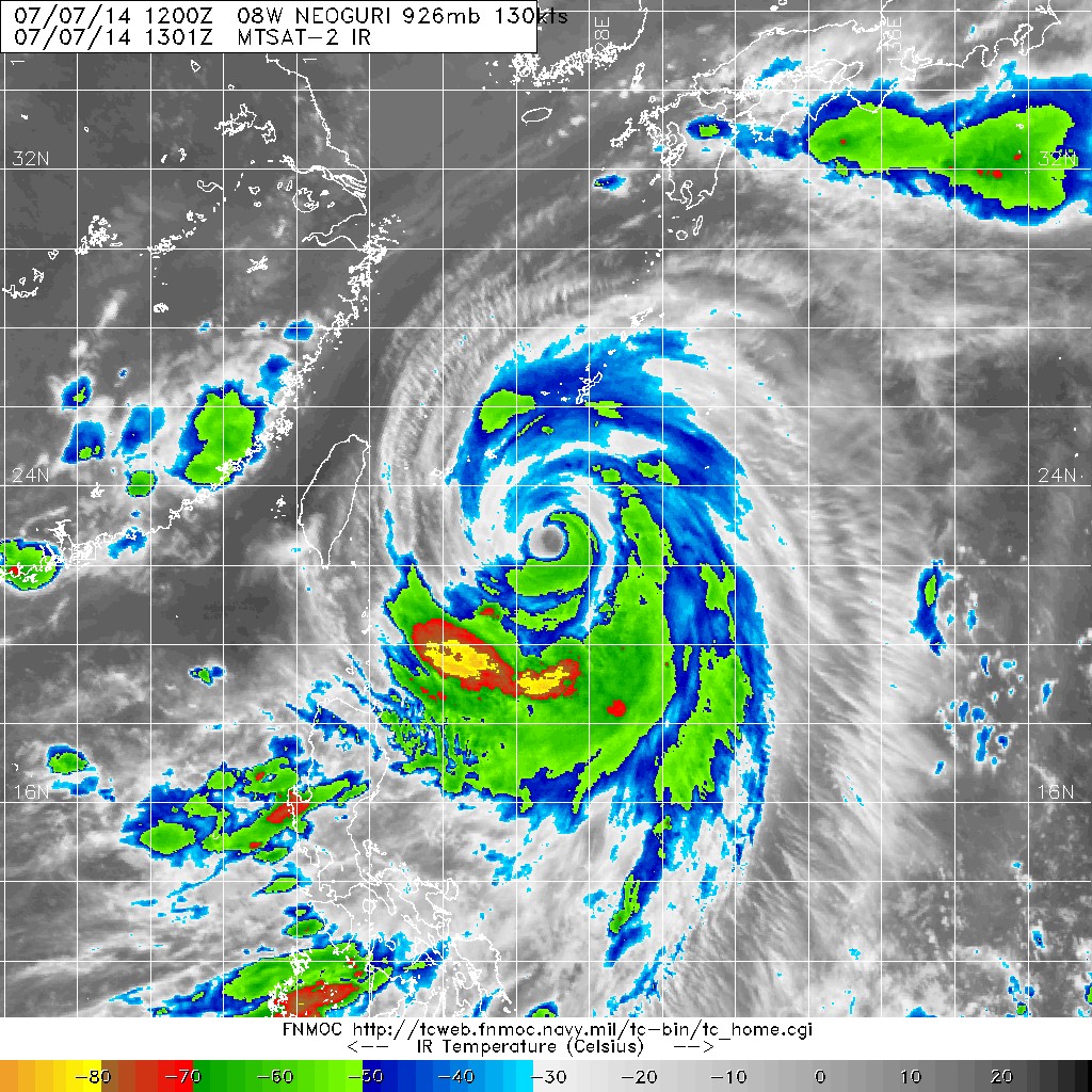 20140707_1301_mtsat-2_ircolor_08W_NEOGURI_130kts_926mb_22_5N_126_8E_100pc.jpg