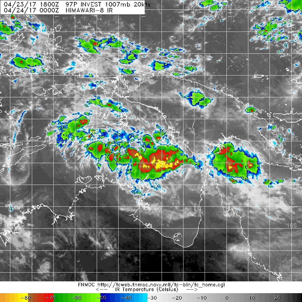 20170424.0000.himawari-8.ircolor.97P.INVEST.20kts.1007mb.8.9S.137E.100pc.jpg