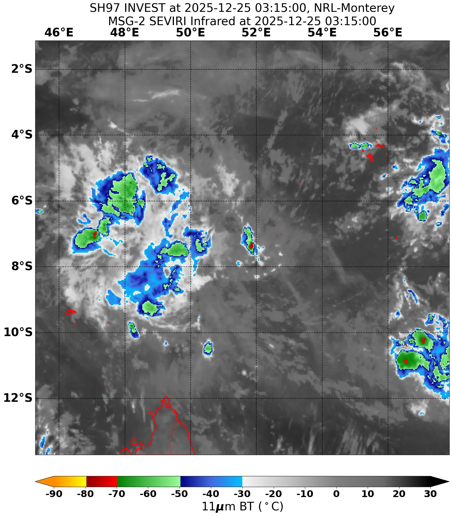 97S 馬達加斯加北方海面